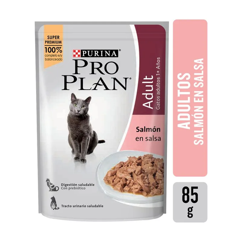 Pro Plan Pouch Gato Adulto Salmón 85 g